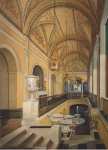 Hau Edward Petrovich Interiors of the Winter Palace. The Winter Garden of Empress Alexandra Fyodorovna - Hermitage